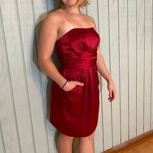 Formal red dress
